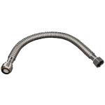 Everbilt 3/4 in. PTC x 3/4 in. FIP x 18 in. Corrugated Stainless Steel Water Heater Connector (EBCSST34PF18)