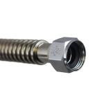 Everbilt 3/4 in. MIP x 3/4 in. FIP x 18 in. Corrugated Stainless Steel Tankless Water Heater Connector (EBWC-07M-18)