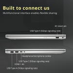 HP 17.3" FHD, i3-1215U, 8GB RAM, 256GB SSD, Win 11 Pro, Numeric Keypad, Silver + 32GB USB