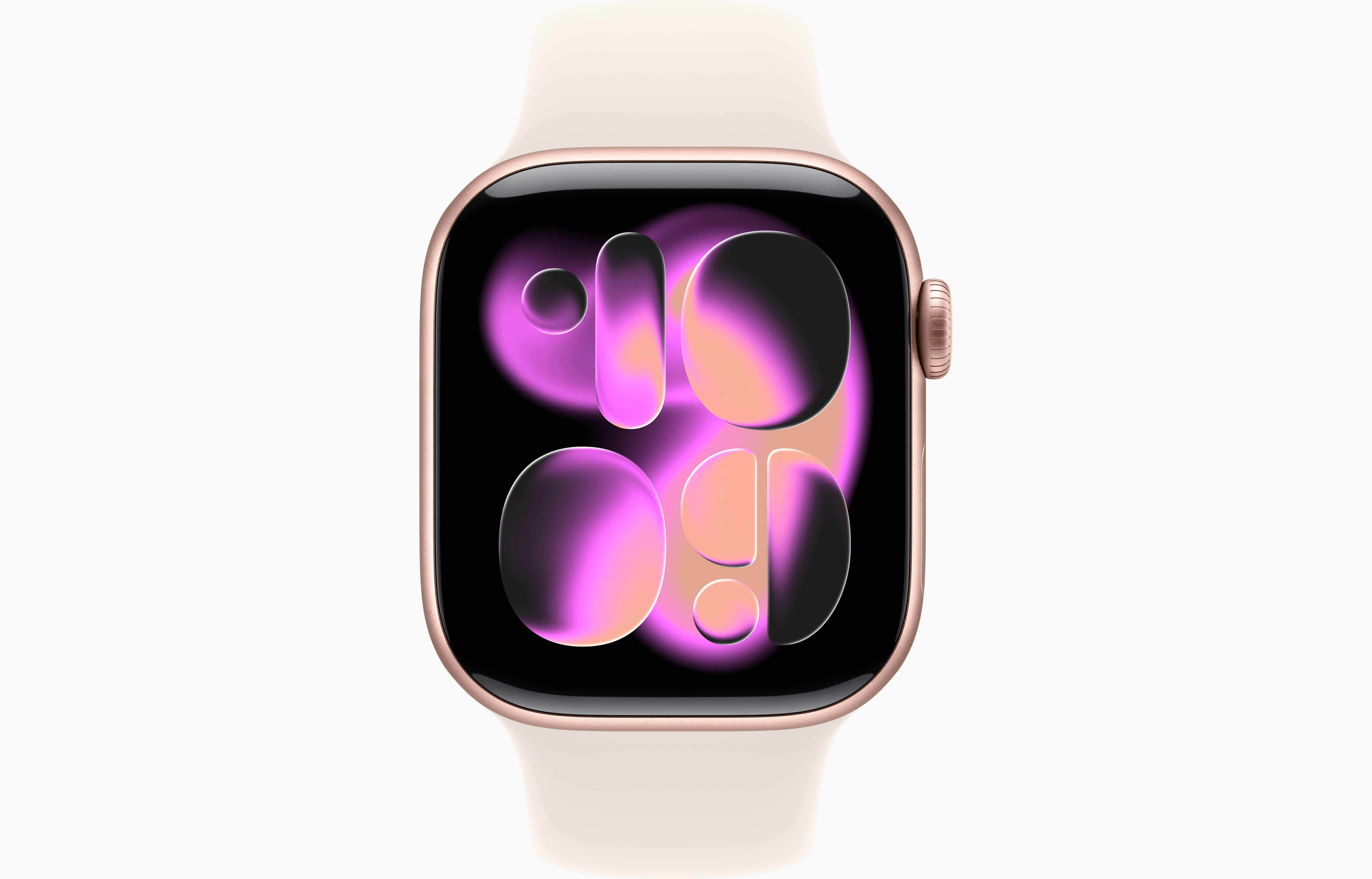 Apple Watch Series 11 Aluminum GPS – Rose Gold (Starlight Sport Band) - Image 2