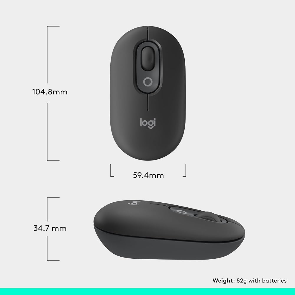Logitech POP Mouse, Compact and Portable Wireless Bluetooth - Image 9