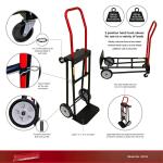 Milwaukee 300/500 lb. Capacity Convertible Hand Truck (33700)