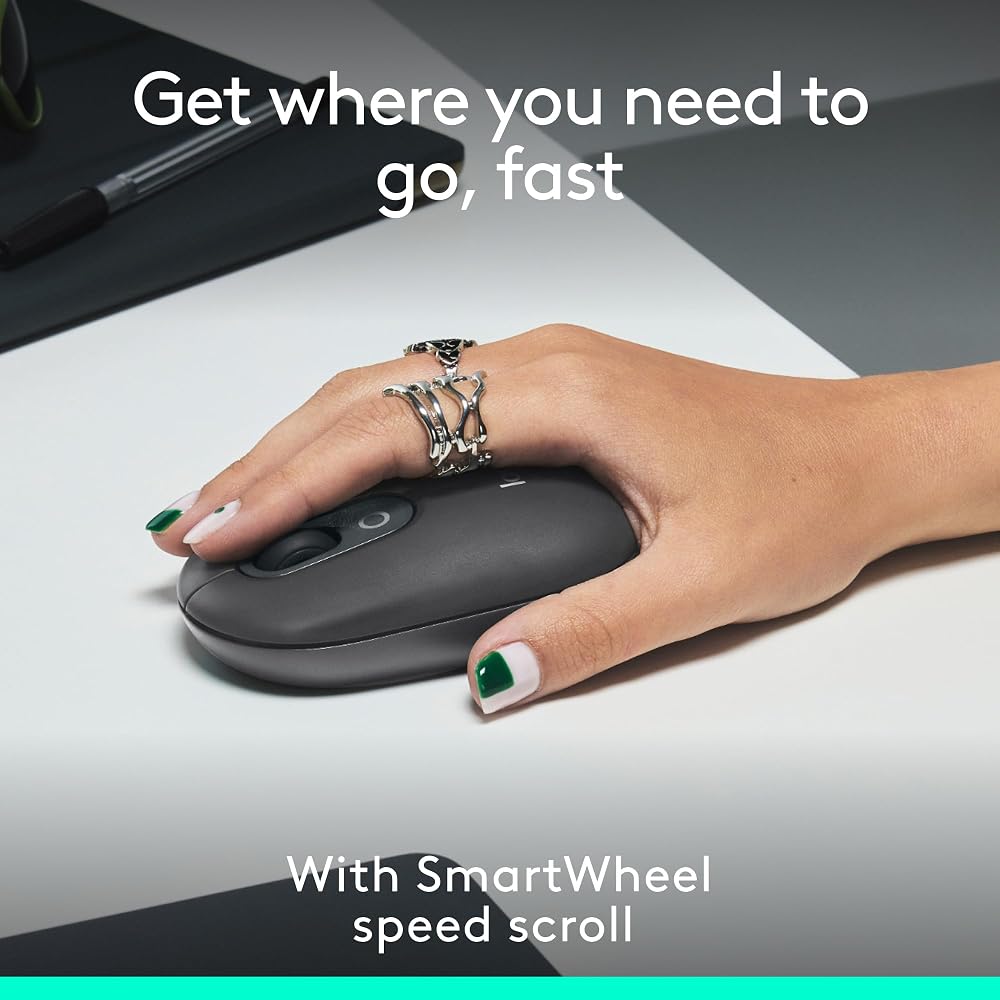 Logitech POP Mouse, Compact and Portable Wireless Bluetooth - Image 3