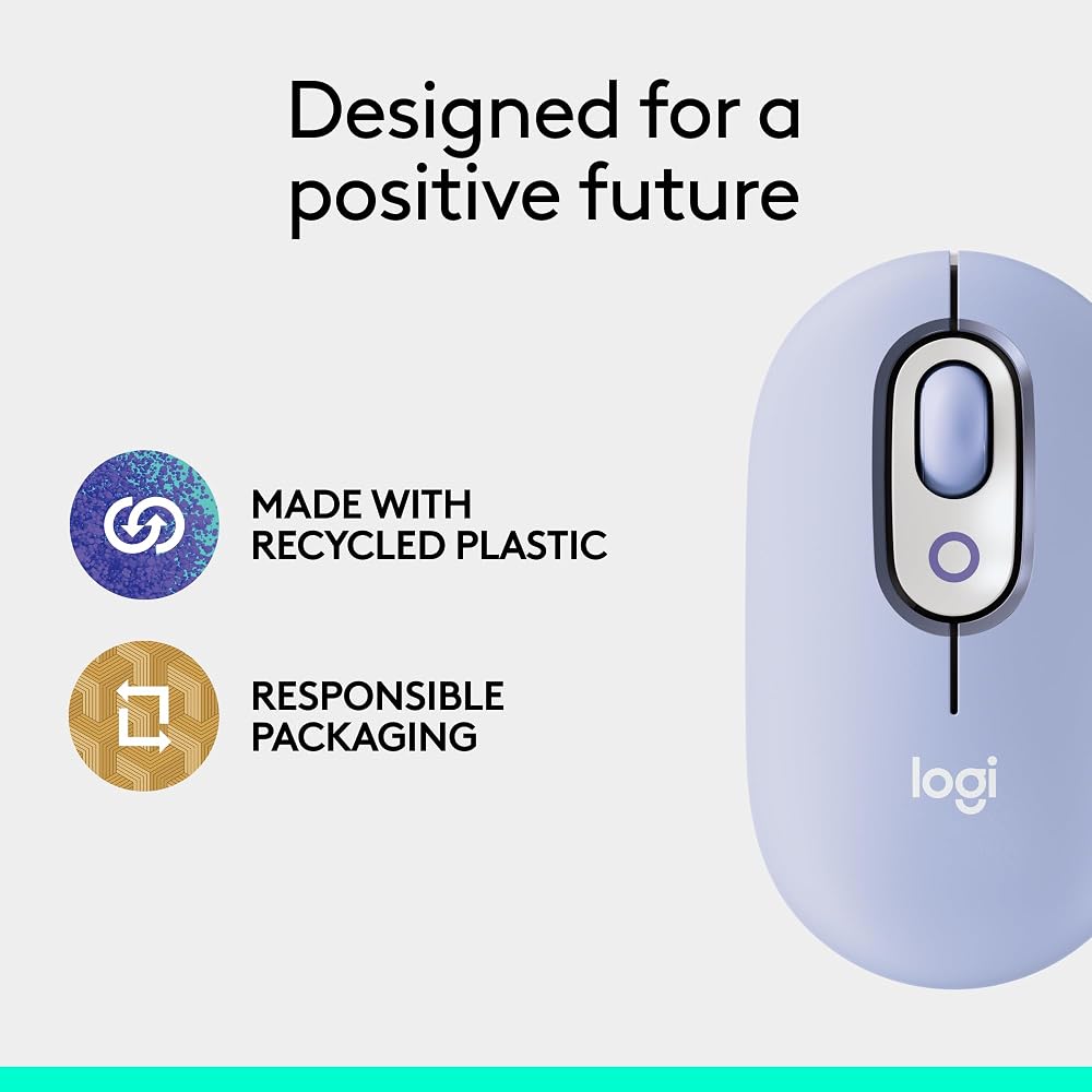 Logitech POP Mouse, Compact and Portable Wireless Bluetooth - Image 9