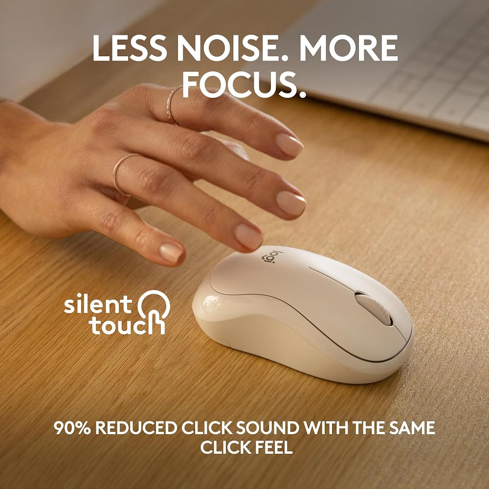 Logitech M240 Compact Silent Bluetooth Wireless Mouse - Image 3