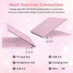 Molegar 15.6" Laptop, Intel N5095, 16GB RAM, 1TB SSD, FHD IPS, USB-C, Wi-Fi 5, 4-Hr Battery