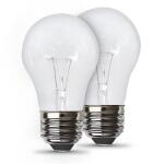Feit Electric 40-Watt A15 E26 Appliances Oven Refrigerator Ceiling Fan Incandescent Clear Light Bulb, Soft White 2700K (2-Pack) (40A15/CL/2/HDRP)