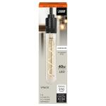 Feit Electric 40-Watt Equivalent T10 Dimmable Spiral Filament Large Clear Glass E26 Vintage Edison LED Light Bulb, Soft White (T10L/S/CL/927CA/HDRP)