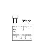 Feit Electric 35-Watt T4 Dimmable GY6.35 Halogen 2700K Bright White BI-Pin Base Decorative Light Bulb 2-Pack (BPQ35T4/JCD/2/HDRP)