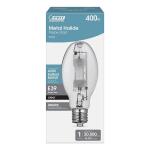 Feit Electric 400-Watt ED28 Shape Clear Metal Halide High Intensity Discharge E39 Mogul Base HID Light Bulb 1-Pack (MH400/U/ED28/HDRP)