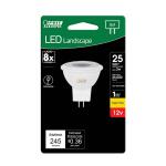 Feit Electric 25-Watt Equivalent MR11 GU4 Bi-Pin CEC 12-Volt Landscape Garden LED Light Bulb, Bright White 3000K 1-Pack (BPLVMR11/830CA/HDRP)