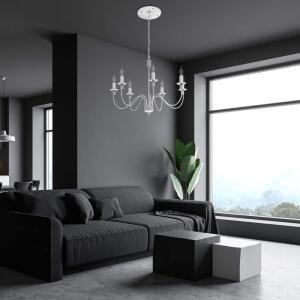 Feit Electric 40W Equivalent BA10 E12 Candelabra Dim White Filament Clear Glass Chandelier LED Light Bulb Soft White 2700K 3-Pack (CFC40927CAWFILHDRP/3)