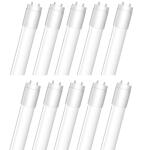 Feit Electric 4 ft. 15-W G13 Type AB T8 Plug and Play Or T8/T12 Ballast Bypass Linear LED Tube Light Bulb, Cool White 4000K 10-Pack (T4815/840/AB/LED10RP)