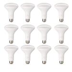 65-Watt Equivalent BR30 Dimmable Flood LED Light Bulb Soft White 12-Pack (A20BR3065WULD12)
