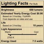 65-Watt Equivalent BR30 Dimmable Flood LED Light Bulb 2700K Soft White 6-Pack (A20BR3065WULD26)