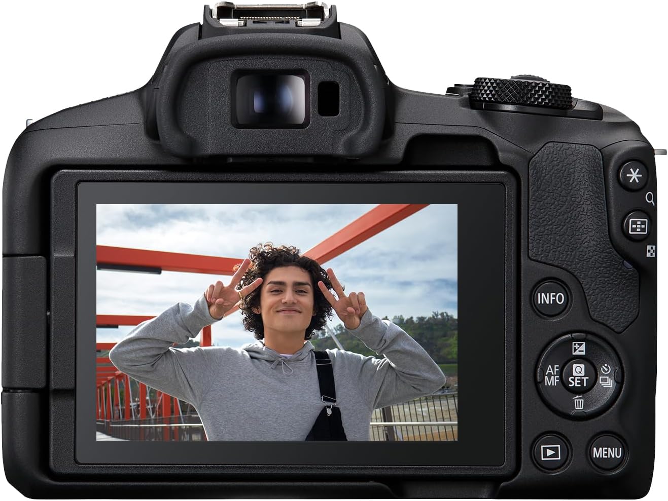 Canon EOS R50 Mirrorless Camera Kit with (RF-S 18–45mm) 24.2MP 4K Vlogging Black - Image 6