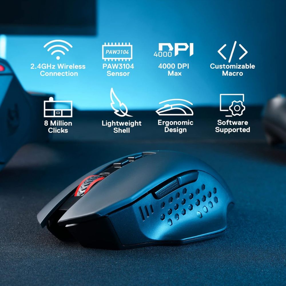 Redragon M656 Wireless Gaming Mouse – 4000 DPI - Image 2