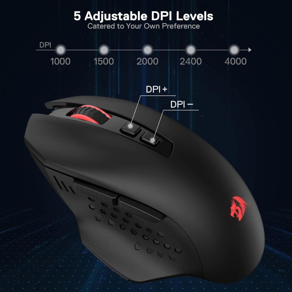 Redragon M656 Wireless Gaming Mouse – 4000 DPI - Image 3