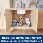 GE Under Sink 5 Stage Premium Reverse Osmosis Water Filtration System (GXRV40TBN)