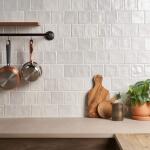 Ivy Hill Tile Amagansett Gin White 4 in. x 4 in. Mixed Finish Ceramic Wall Tile (5.38 Sq. Ft. / Case) (EXT3RD101879)