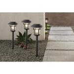 Home Decorators Collection Palmdale 20 Lumen Gray LED Weather Resistant Outdoor Solar Path Light with Glass Lens 4-Pack (NXT-2364-V-4PK)