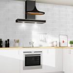 Jeffrey Court Moonlight Gray 6 in. x 20 in. Glossy Ceramic Wall Tile (0.833 sq. ft. /Each) (97441)