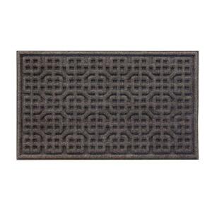 TrafficMaster Gray Texture 18 in. x 30 in. Door Mat (60-828-1714-01800030)