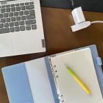 HDX 12 ft. 16/2 Light Duty Indoor Braided Tight Space Extension Cord, Grey/White ( FSEX60)