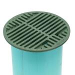NDS 8 in. Plastic Round Drainage Grate in Green (20)
