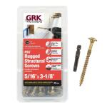 GRK Fasteners 5/16 in. x 3-1/8 in. Star Drive Washer Head Rugged Structural Wood Screw (45-Pack) (112221)