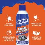 GUNK 15 oz. Original Heavy-Duty Engine Degreaser and Cleaner Spray (EB1CA/6)