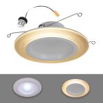 HALO 5/6 in. 10.9-Watt RL Night Light Recessed LED Retrofit Module, 1000-Lumens, Selectable CCT, D2W (RLNL56109FSD2W1EWH)