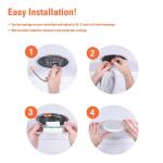 HALO 5/6 in. 10.9-Watt RL Night Light Recessed LED Retrofit Module, 1000-Lumens, Selectable CCT, D2W (RLNL56109FSD2W1EWH)