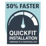 Hampton Bay Mena 54 in. White Color Changing Integrated LED Indoor/Outdoor Matte Black Ceiling Fan with Light Kit and Remote Control (99919)