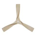 Hampton Bay Blair 52 in. Indoor/Outdoor White Ceiling Fan with Natural and Warm White Blades (34776-HBUW)