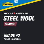 Homax Coarse Grit #3 Steel Wool (12-Pad) (10121113-6)