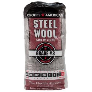 Homax Coarse Grit #3 Steel Wool (12-Pad) (10121113-6)