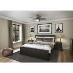 Hunter Antero 44 in. Hunter Express Indoor Matte Silver Ceiling Fan with Light Kit Included (52126)