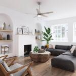 Hunter Mansilla 52 in. Indoor Brushed Nickel Standard Ceiling Fan with Soft White Integrated LED Light Kit (52752)