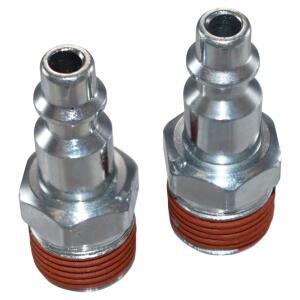 Husky 1/4 in. (IM) Plug - 3/8 in. NPT (M) (2-Pack) (HDA22100)