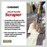 Husky 47 in. Carbon Steel Blade Ice Scraper (77153-950)