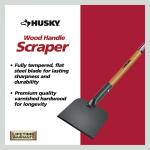 Husky 47 in. Carbon Steel Blade Ice Scraper (77153-950)