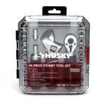 Husky (46-Piece) 1/4 in. and 3/8 in. Stubby Ratchet and Socket Set