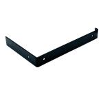 HARDWOOD REFLECTIONS 12 in. L-Shaped Black Steel Shelving Bracket (BRK4L40STBK-12)