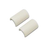 Legrand Wiremold CordMate Cord Cover Coupling, Cord Hider for Home or Office, Holds 1 Cable, Ivory (2 Pack) - C9