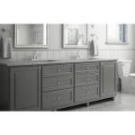 Liberty Solitaire 1-3/16 in. (30 mm) Traditional Chrome and Clear Round Cabinet Knob (DC27548490)