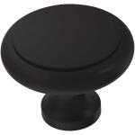 Liberty Athens 1-3/16 in. (30 mm) Traditional Matte Black Round Cabinet Knob (P15955C-FB-CP0)