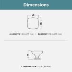 Liberty 6-Pack Webber 1-1/4 in. Classic Satin Nickel Square Cabinet Knobs (P35051C-SN-U60)