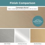 Liberty Charmaine 1-1/8 in. (28 mm) Classic Champagne Bronze Cabinet Knob (P38532C-CZ-CP0)