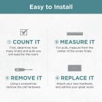 Liberty 10-Pack Top Ring 1-1/4 in. (31 mm) Classic Satin Nickel Round Cabinet Knobs (P40052-SN-U10)